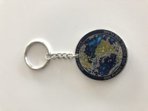 World Peace Coin Keychain or Pendant